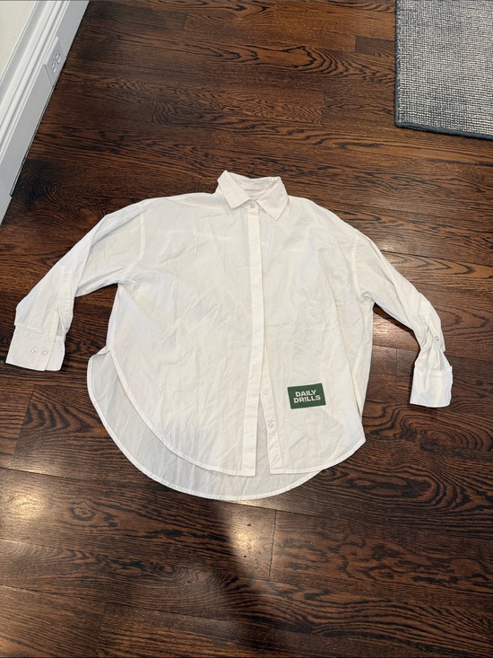Daily Drills Other - Daily Drills White Casual Button-Down Shirt